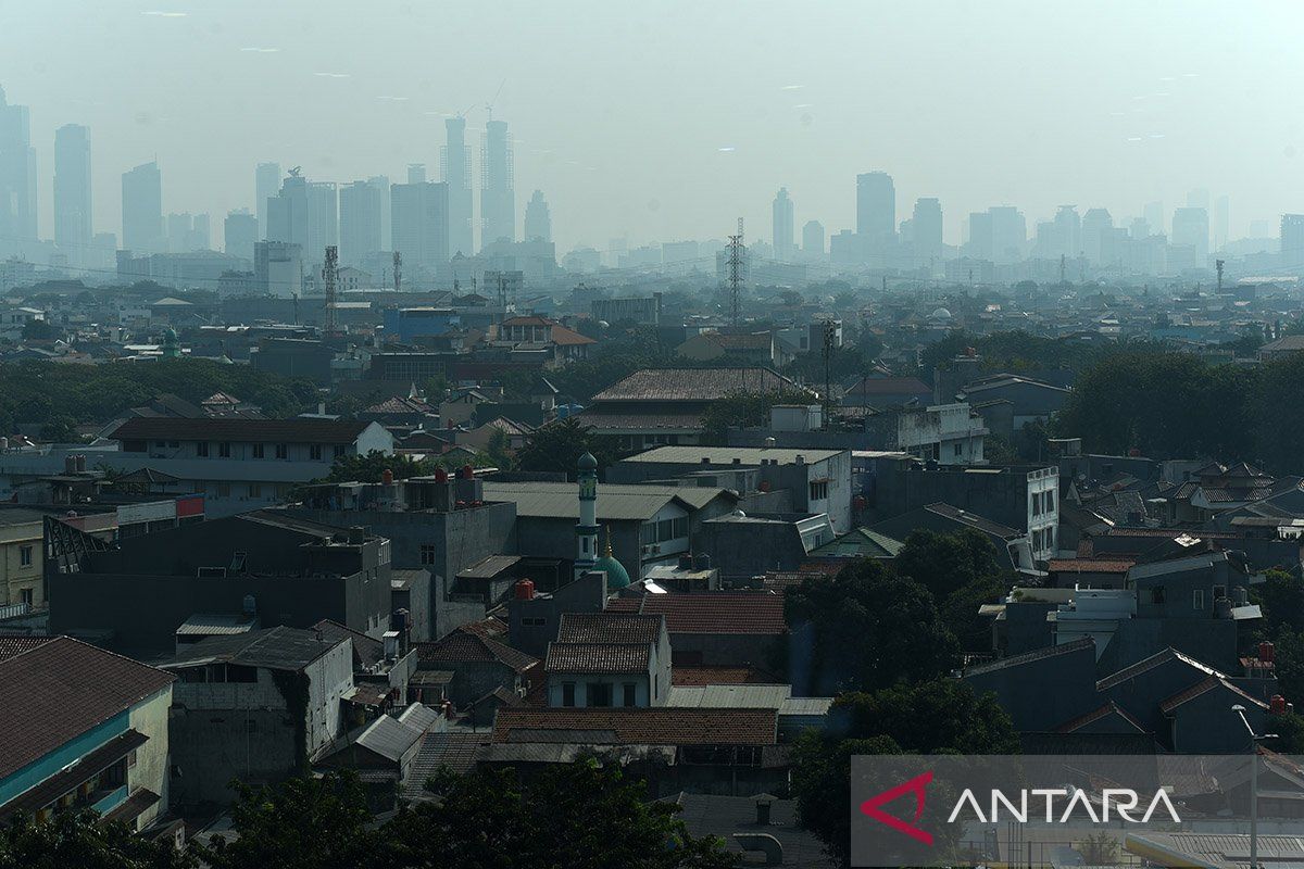 Minggu pagi, udara Jakarta tetap tidak sehat