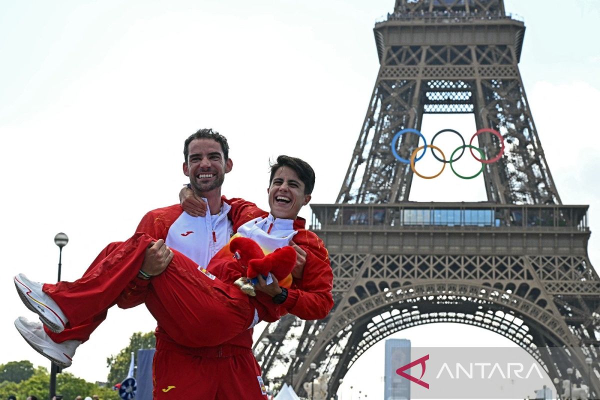 Spanyol sabet emas nomor baru, estafet jalan cepat maraton campuran