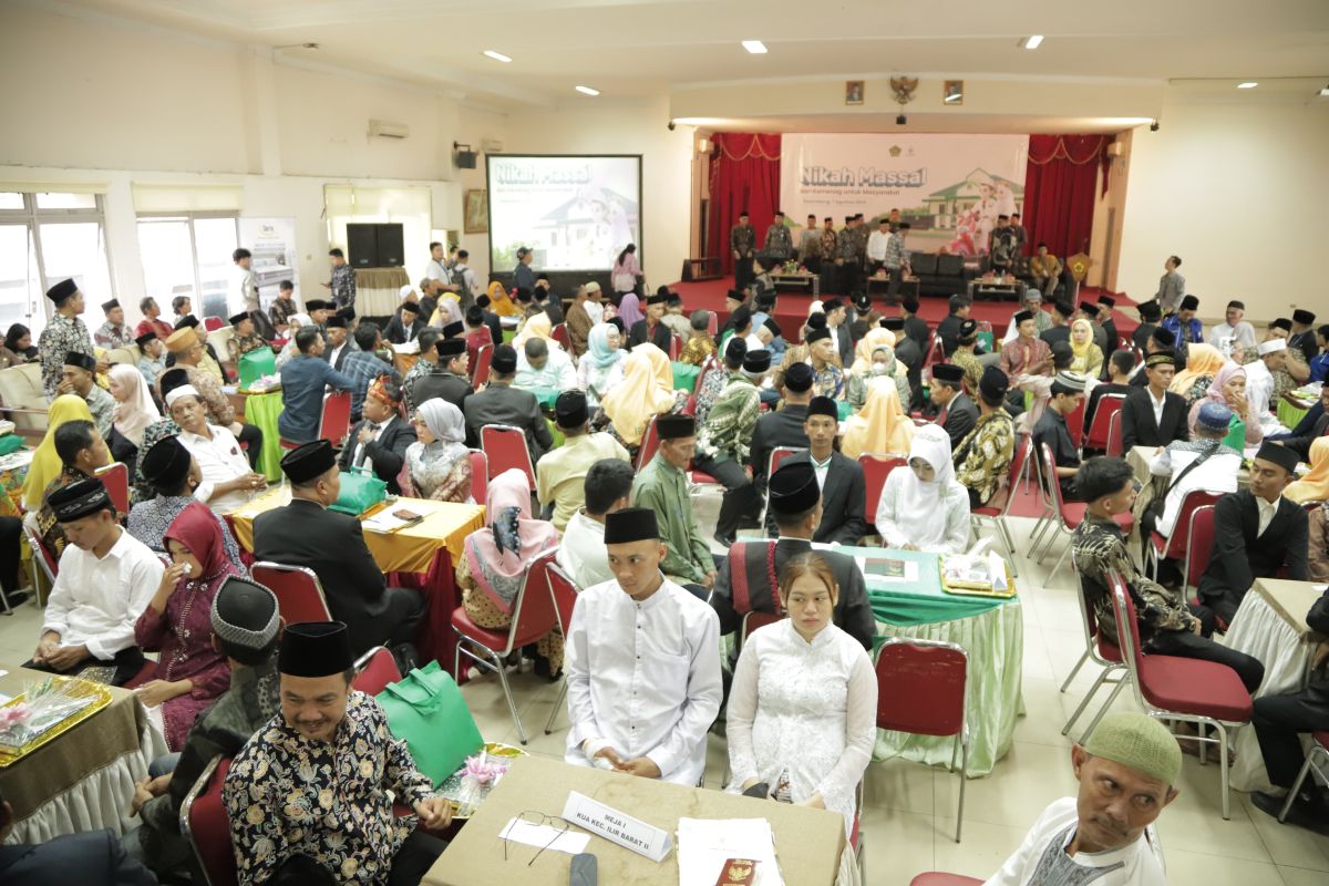 Kemenag gelar nikah massal gratis di Palembang