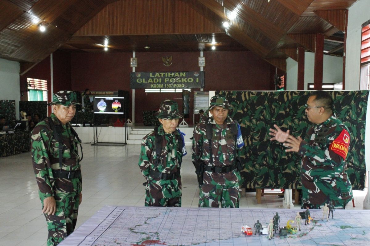 Kodim Poso meningkatkan kemampuan personel dalam penanggulangan bencana