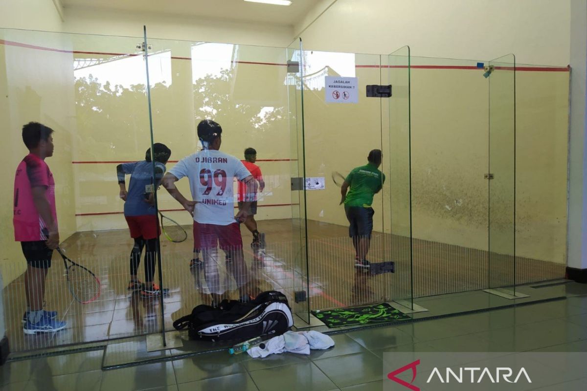 Fokus latihan teknik jadi modal  atlet squash Sumut raih medali  PON 2024