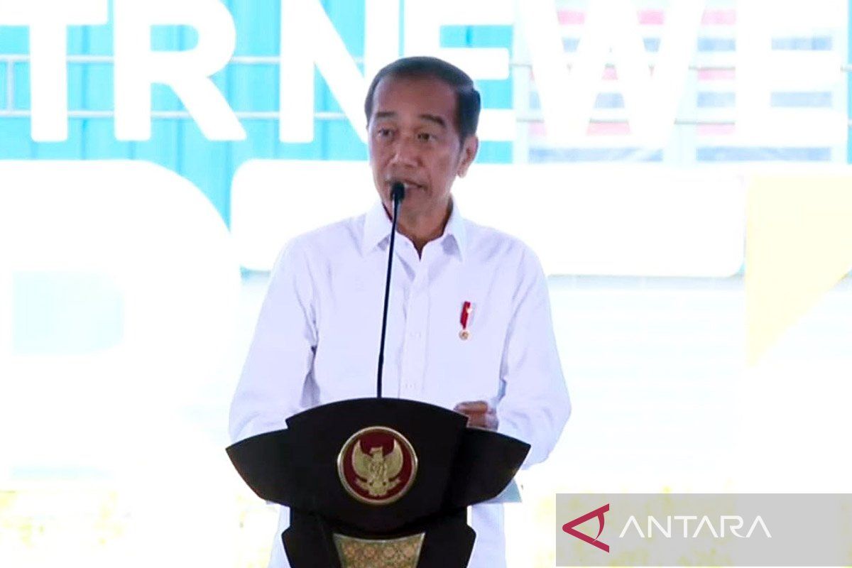 Jokowi expects new battery anode factory to support ev ecosystem