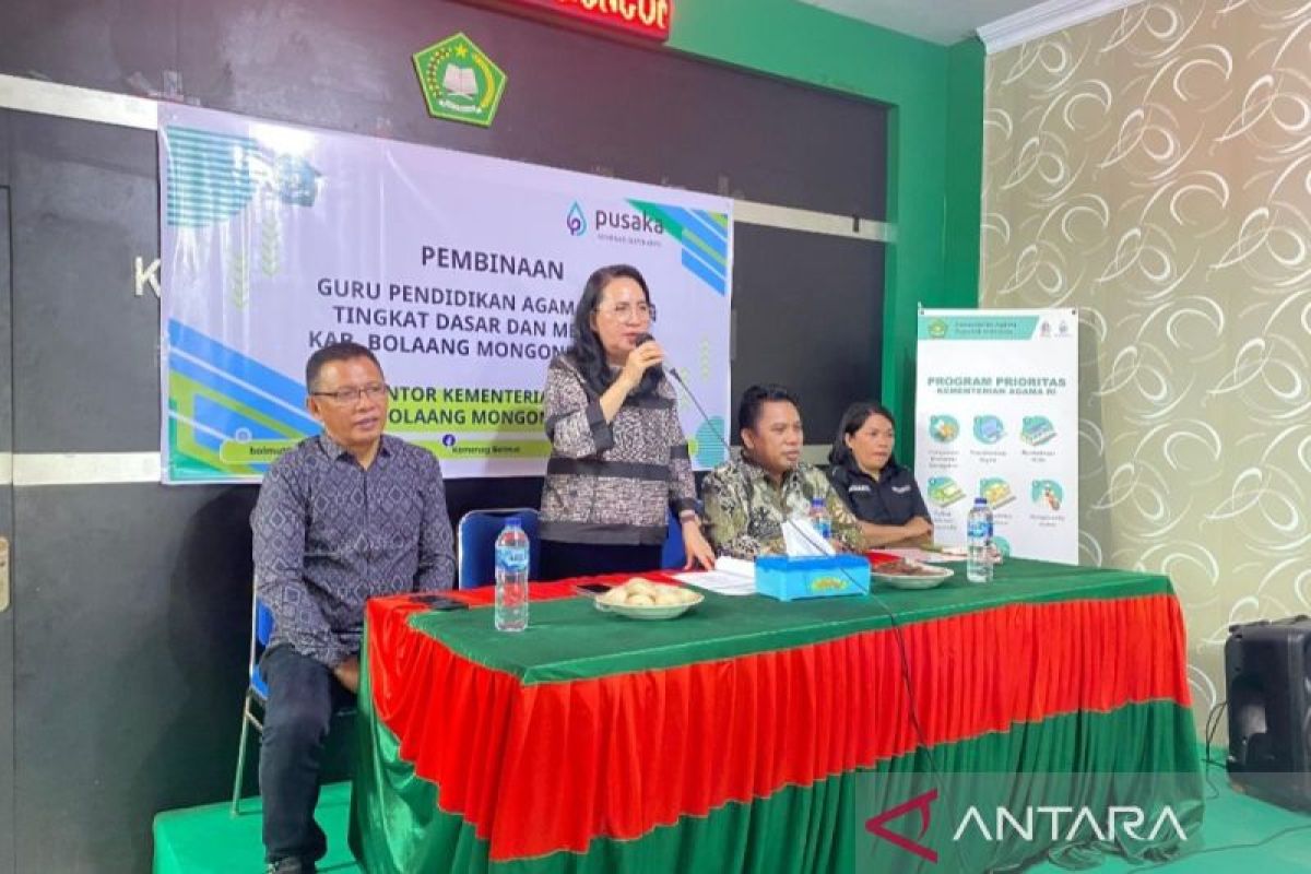 Kemenag Sulut tingkatkan kualitas guru jadi teladan moderasi beragama