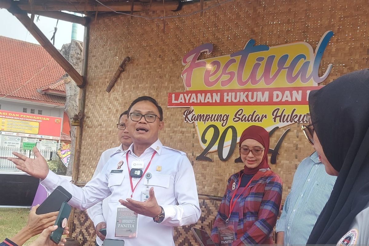 Kemenkumham Banten gelar festival layanan hukum dan HAM di satu tempat