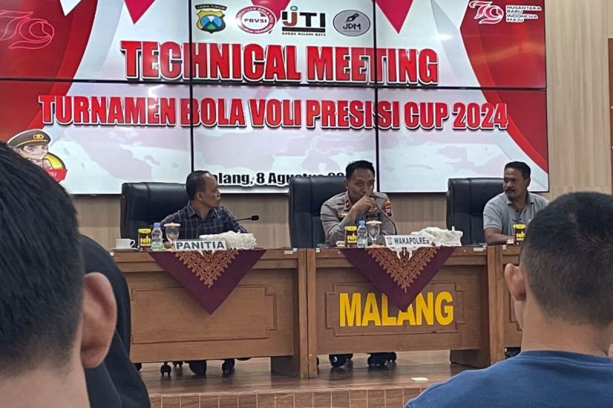 Puluhan tim voli di Malang Raya berpartisipasi dalam ajang Presisi Cup 2024