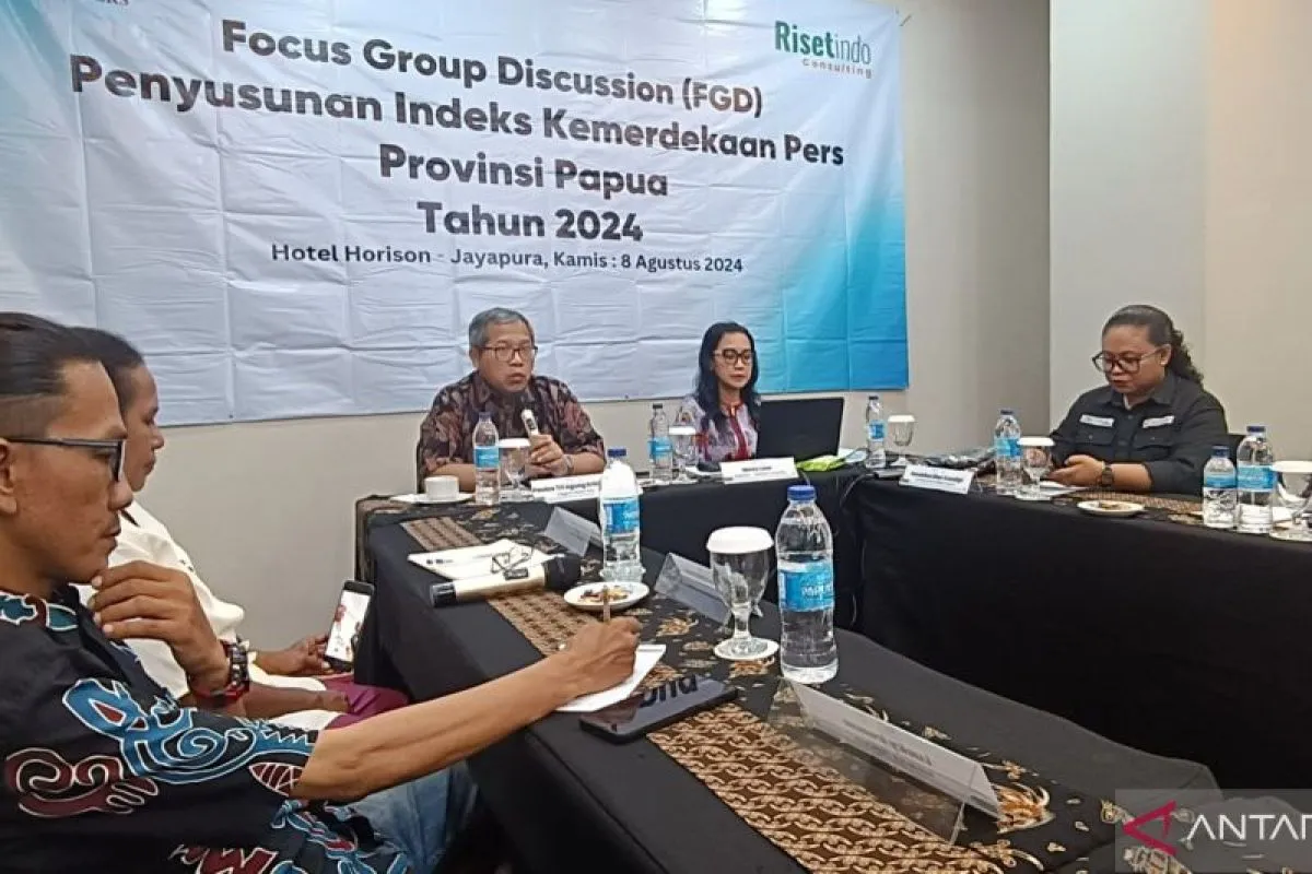 Dewan pers gelar FGD penyusunan indeks kemerdekaan pers di Papua