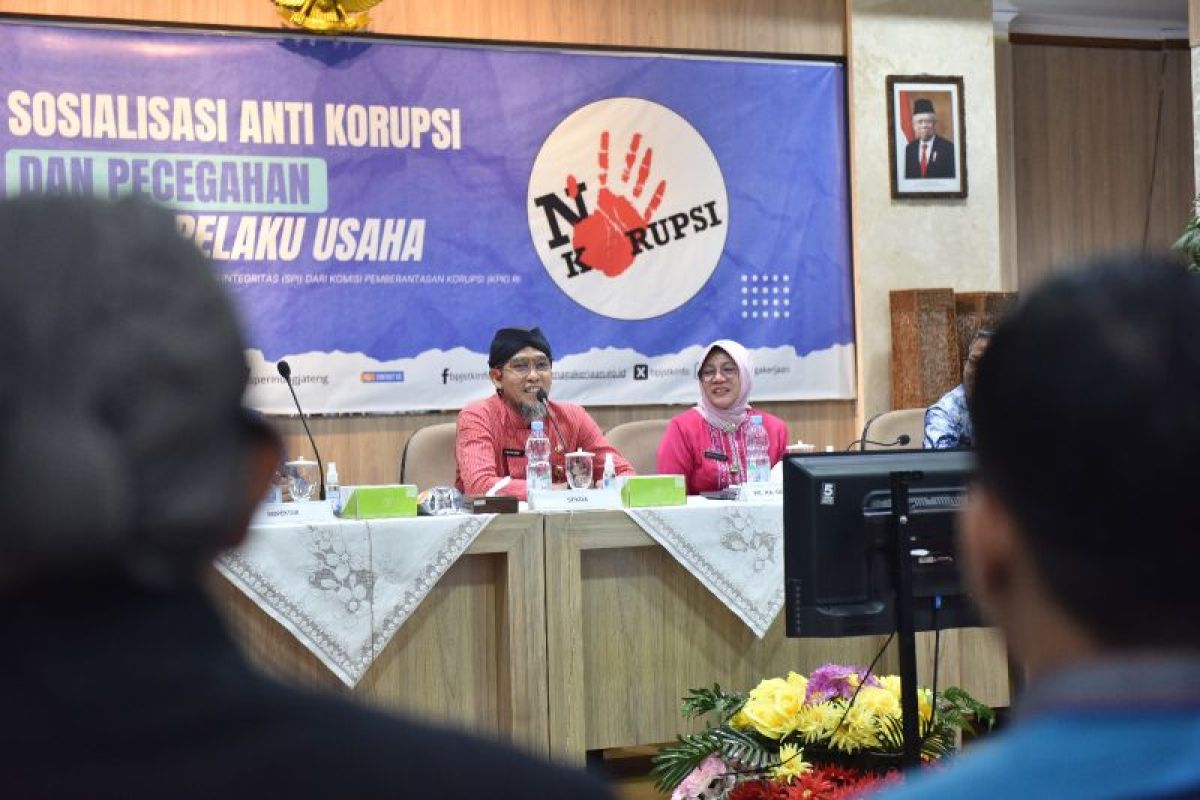 Pemprov Jateng sosialisasi antikorupsi, sasar pelaku usaha