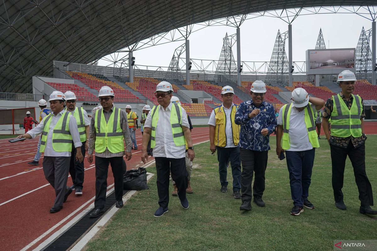 Agung Laksono harap arena utama PON XXI Aceh rampung medio Agustus
