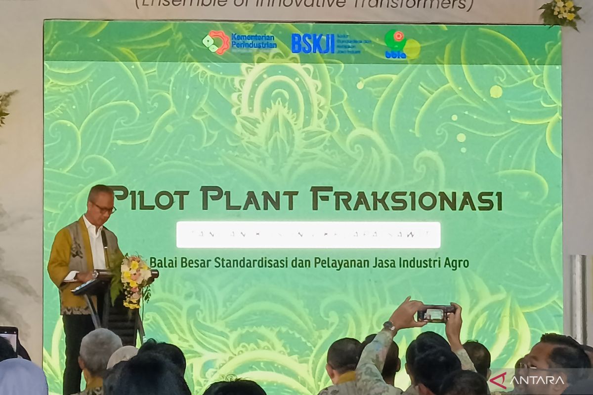 Kemenperin hadirkan fraksionasi kelapa sawit pacu transisi energi