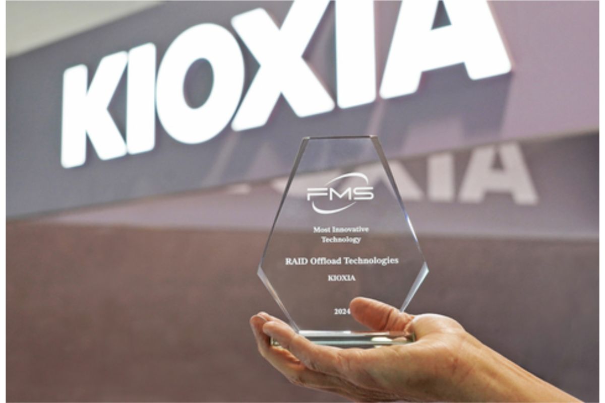 SSD-Based RAID Offload Technology from Kioxia Named ‘Best of Show’ at Future of Memory and Storage (FMS) 2024
