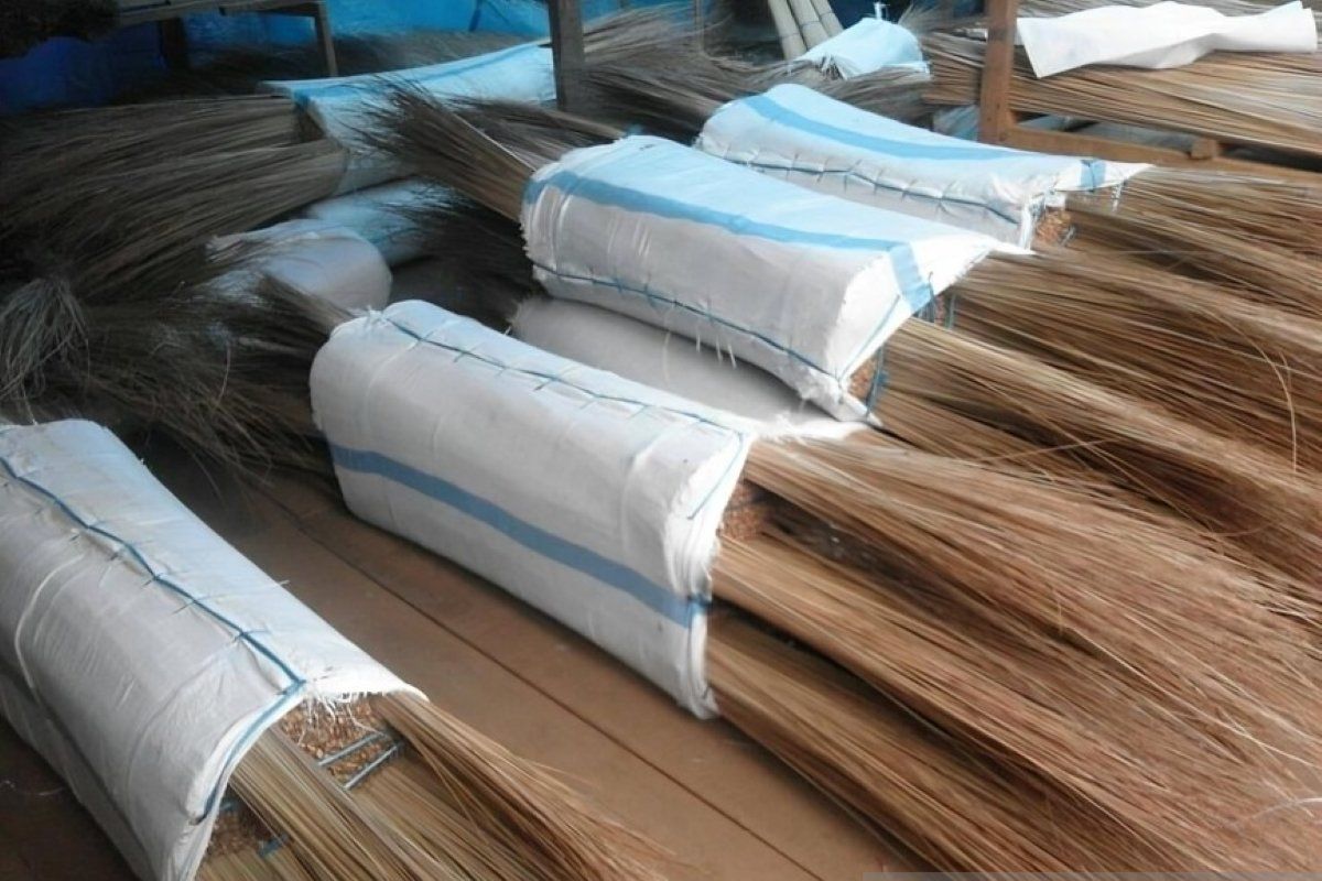 Produk lidi Indonesia menjadi sumber devisa manfaatkan limbah sawit
