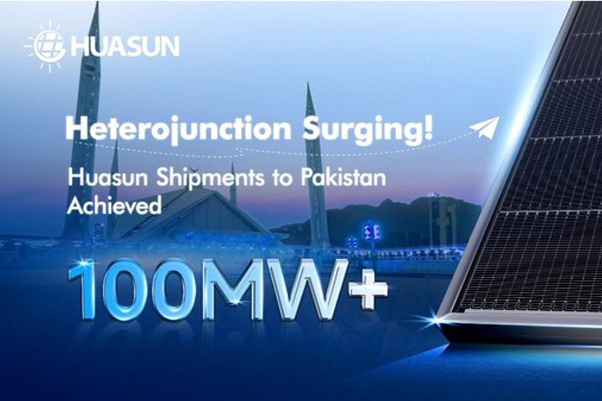 Huasun Celebrates Successful Delivery of 100MW+ HJT Solar Modules to Pakistan