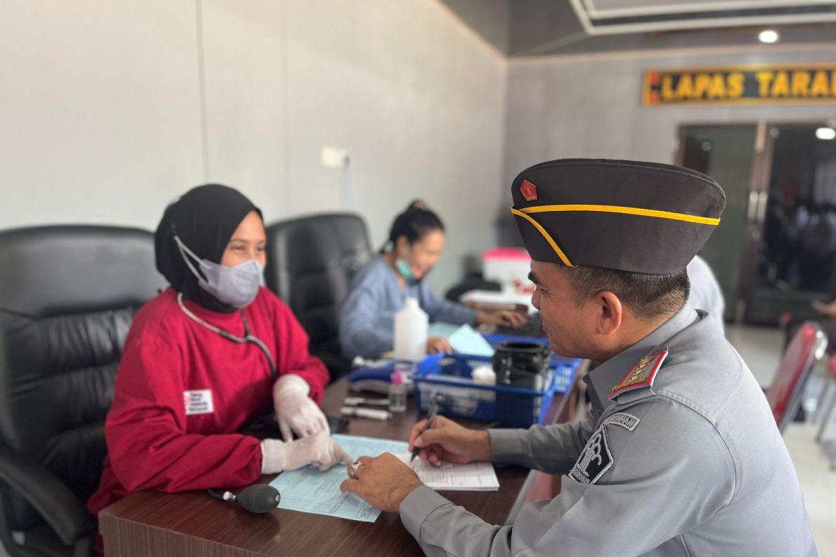 Lapas Tarakan Gelar Donor Darah Peringatan Hari Pengayoman ke-79
