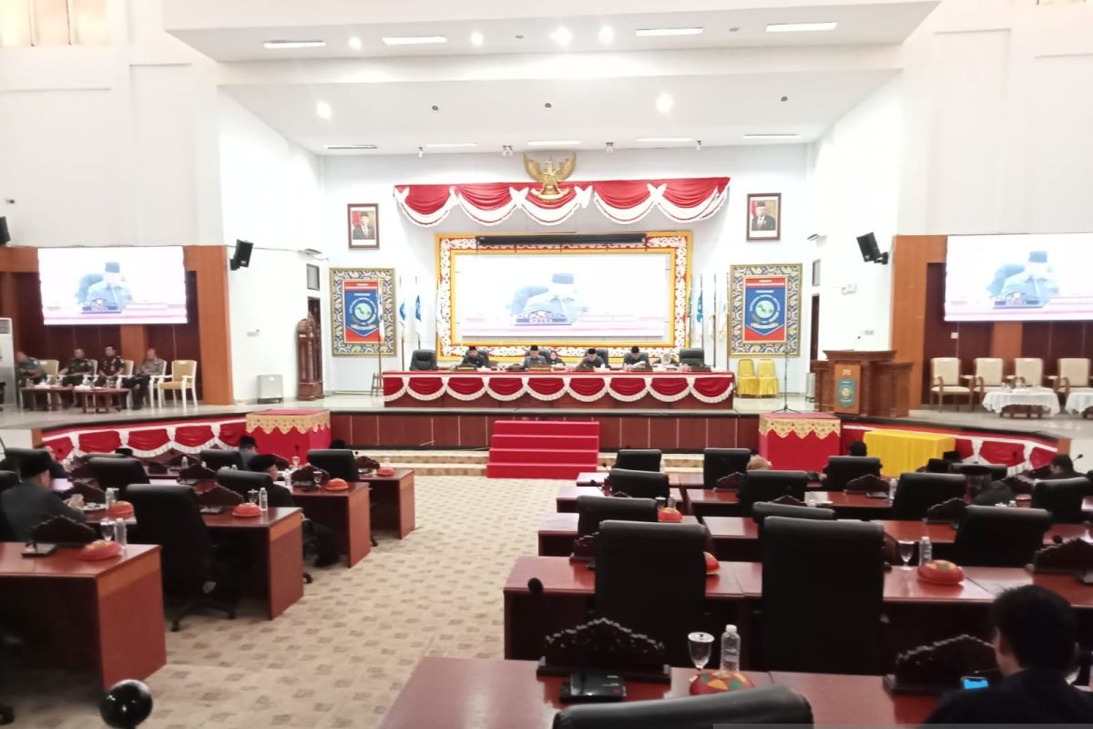 DPRD Babel Paripurna Raperda Perubahan Atas Perda Pembentukan dan Susunan Perangkat Daerah