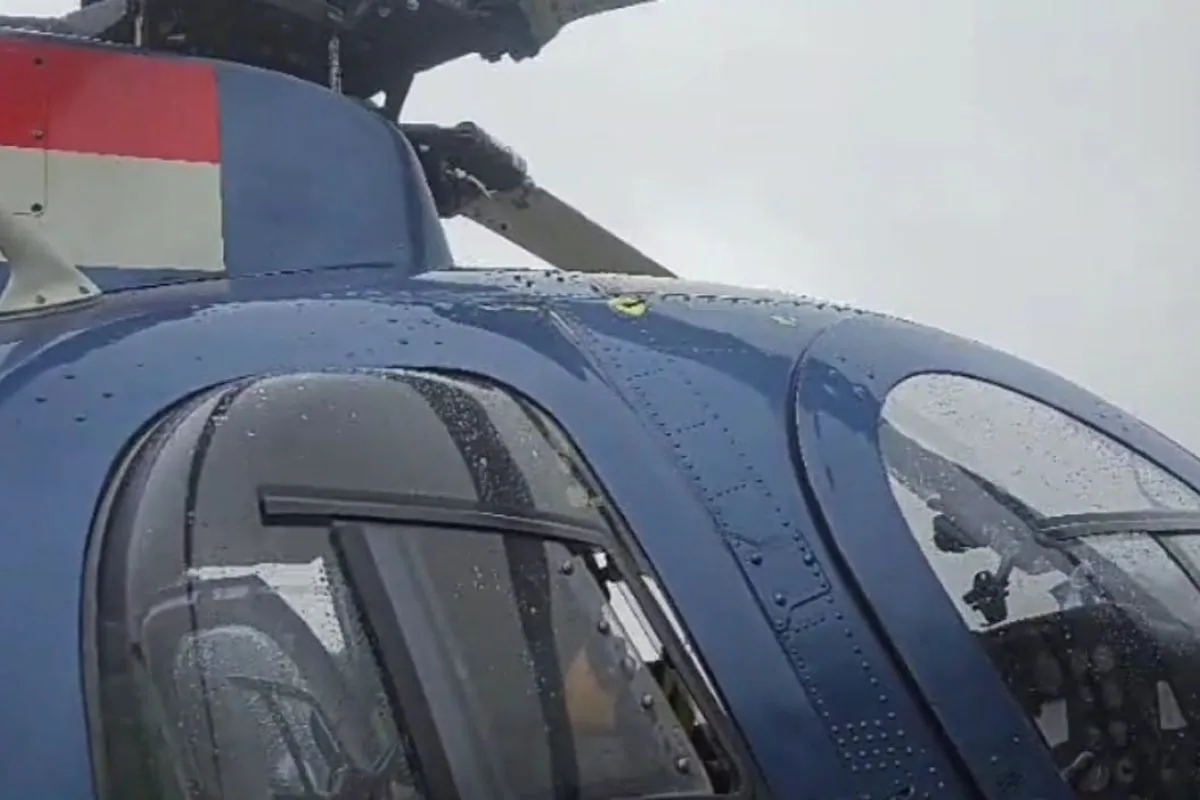 Satgas Damai Cartenz temukan sembilan lubang peluru di Helikopter IWN MD 500
