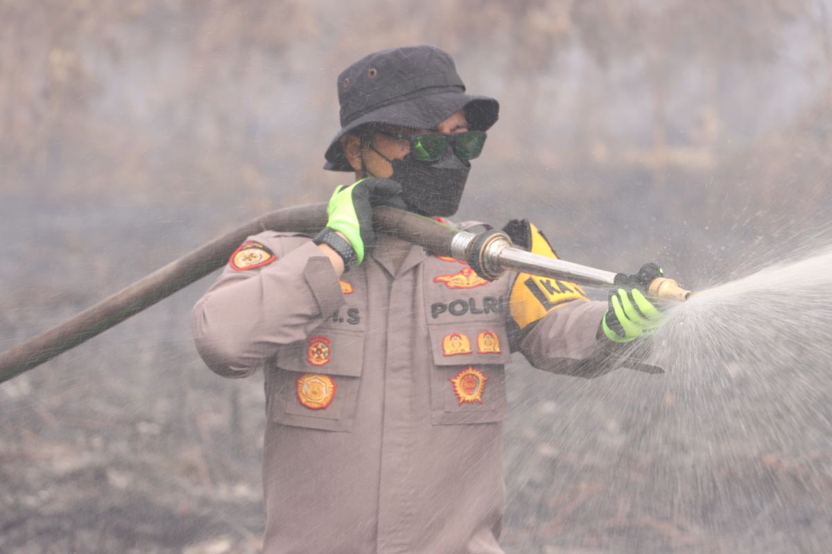 Kapolres Inhil akan tindak tegas masyarakat pembakar lahan sembarangan