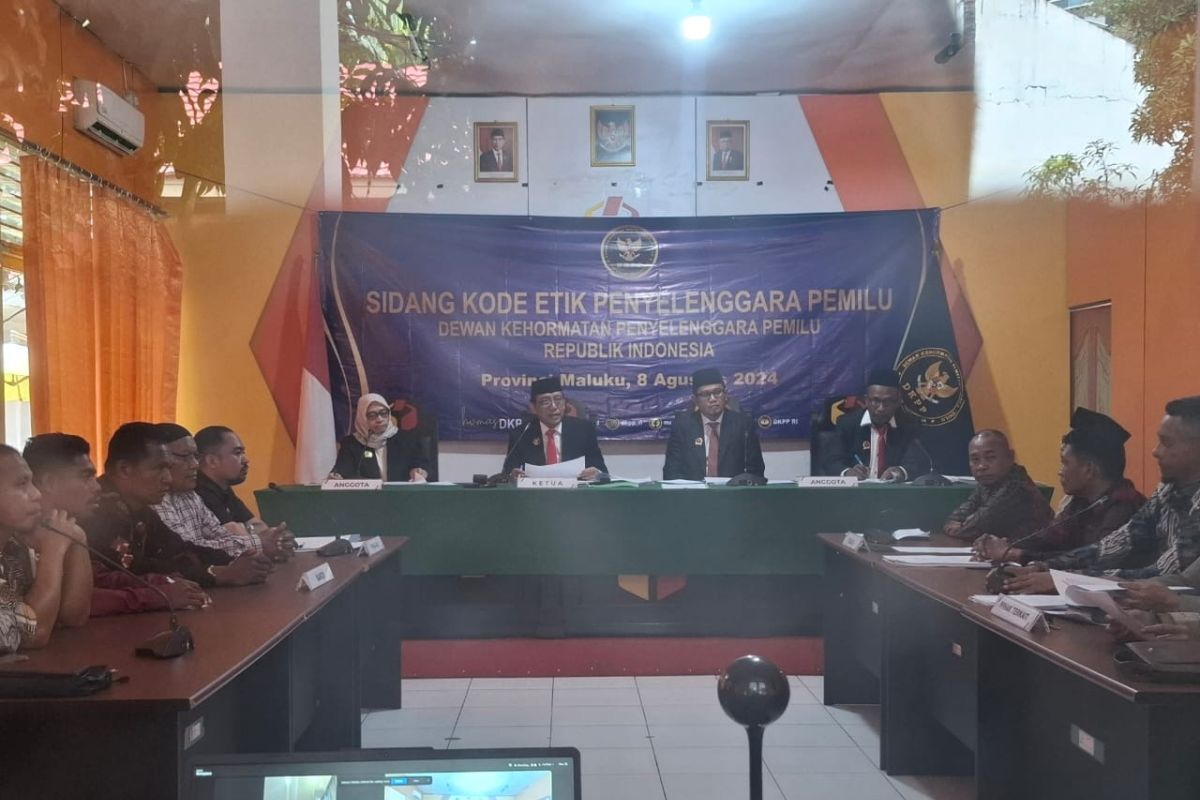 DKPP RI adakan sidang kode etik penyelenggara Pemilu di Bawaslu Maluku