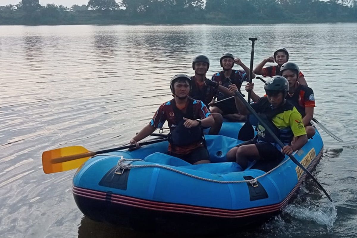 Tim arung jeram PON XXI Sumsel tempa fisik di Jakabaring