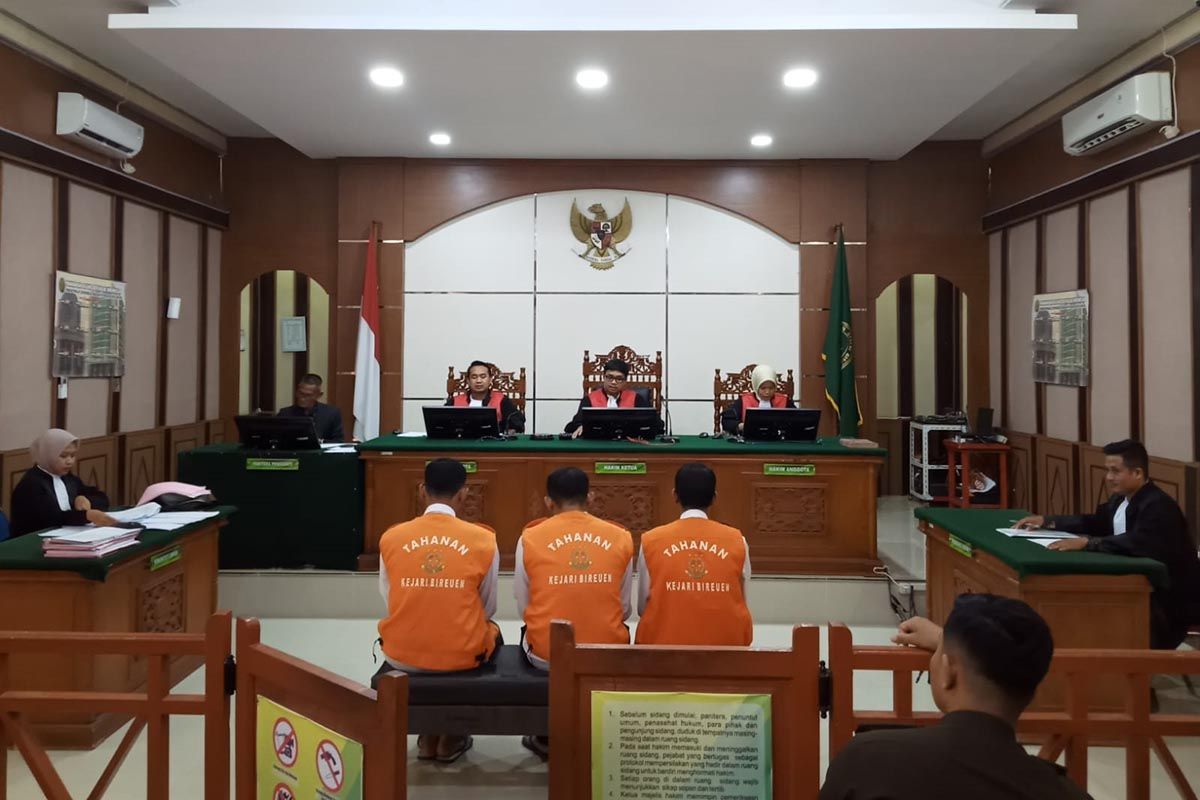 Tiga terdakwa narkoba dituntut dengan hukuman mati di Bireuen