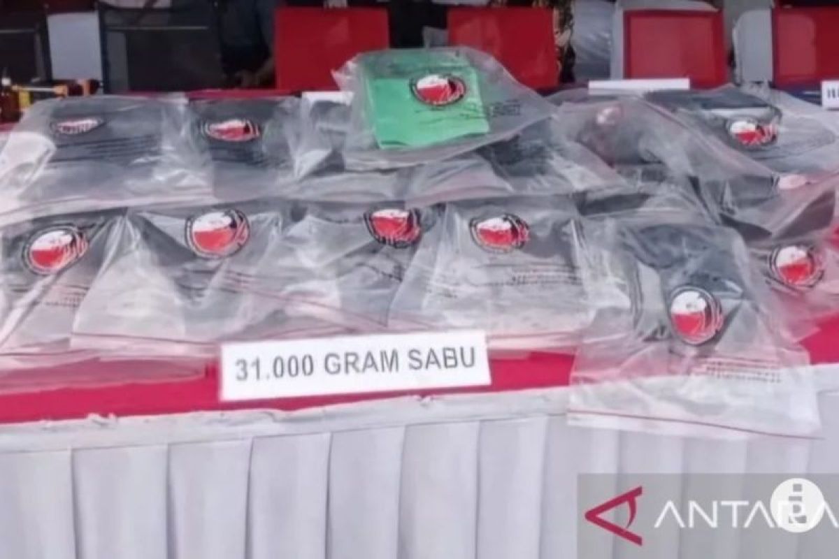 Polrestabes Medan gagalkan peredaran sabu seberat 31 kilogram