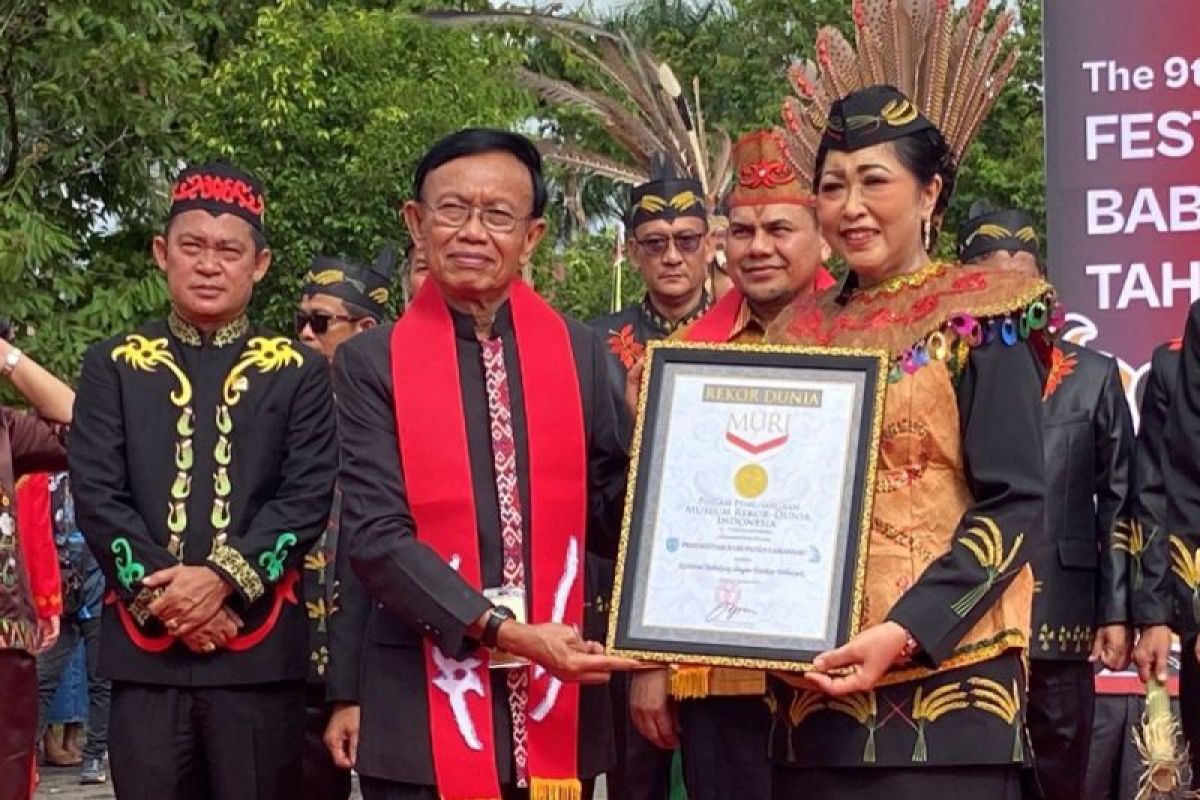 Festival Babukung 2024 raih penghargaan MURI