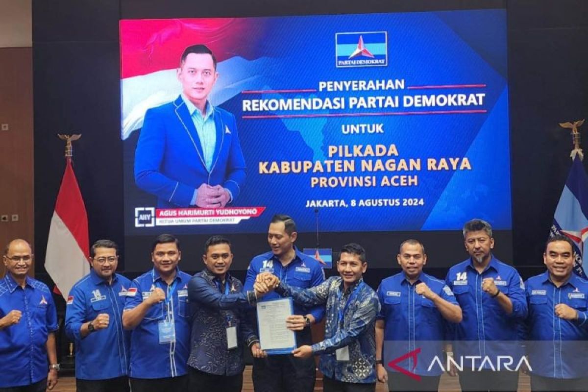 Demokrat dan PKB resmi usung Jonniadi dan Zaini di Pilkada Nagan Raya