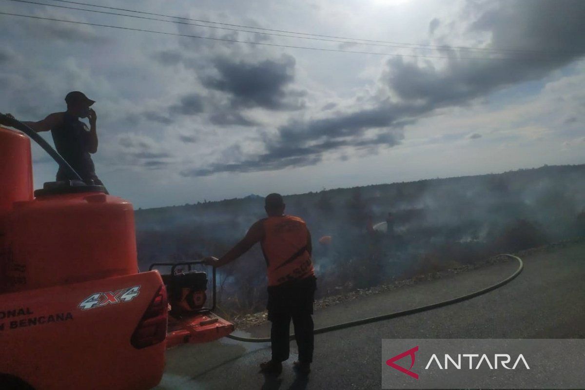 BPBD berhasil padamkan kebakaran lahan di Kecamatan Bunguran Batubi Natuna