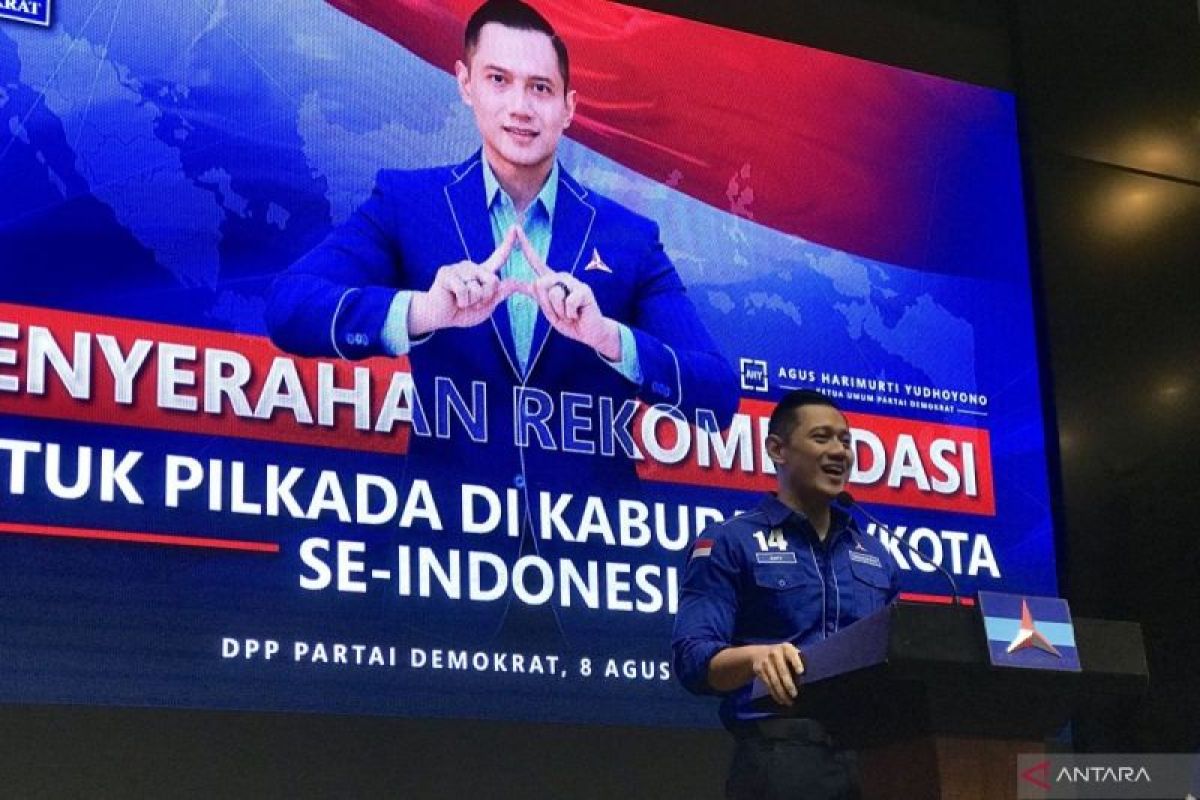 Demokrat berikan rekom 4 bacalon kepala daerah di Kalteng