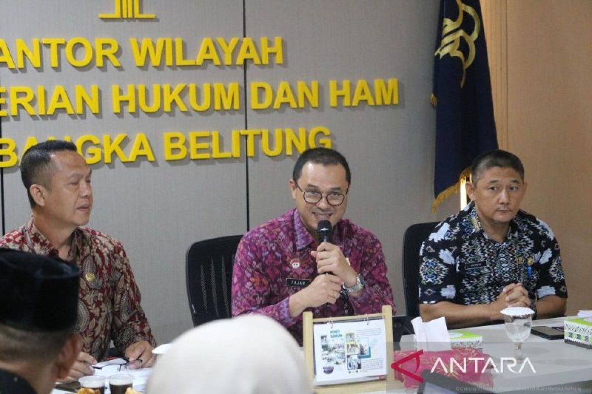 Kemenkumham Babel harmonisasikan lima Ranperbup Bangka Barat