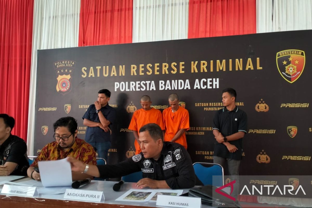 Polisi tangkap dua pencuri kabel landasan Bandara SIM Aceh