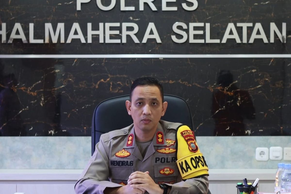 Polisi tutup aktivitas lokasi tambang emas desa Kusubibi Maluku Utara