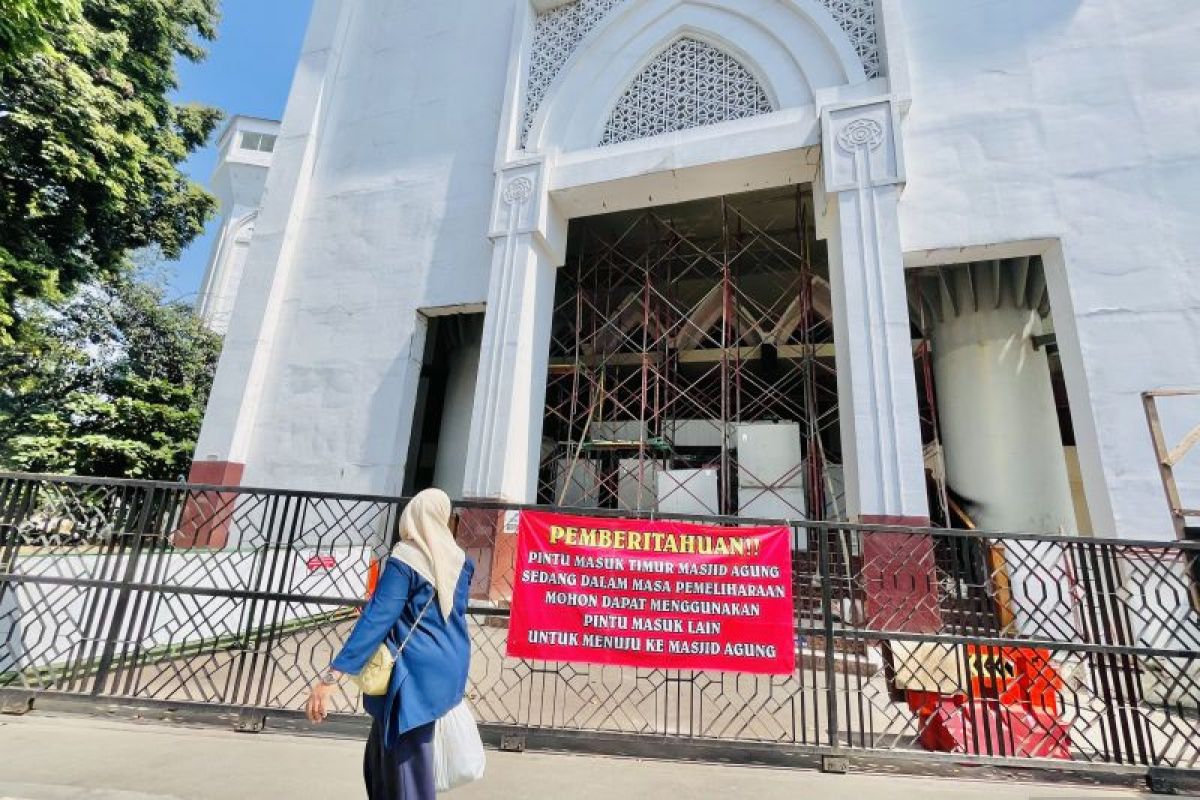 Atap Masjid Agung Bogor jebol, Pemkot perbaiki lewat kontraktor