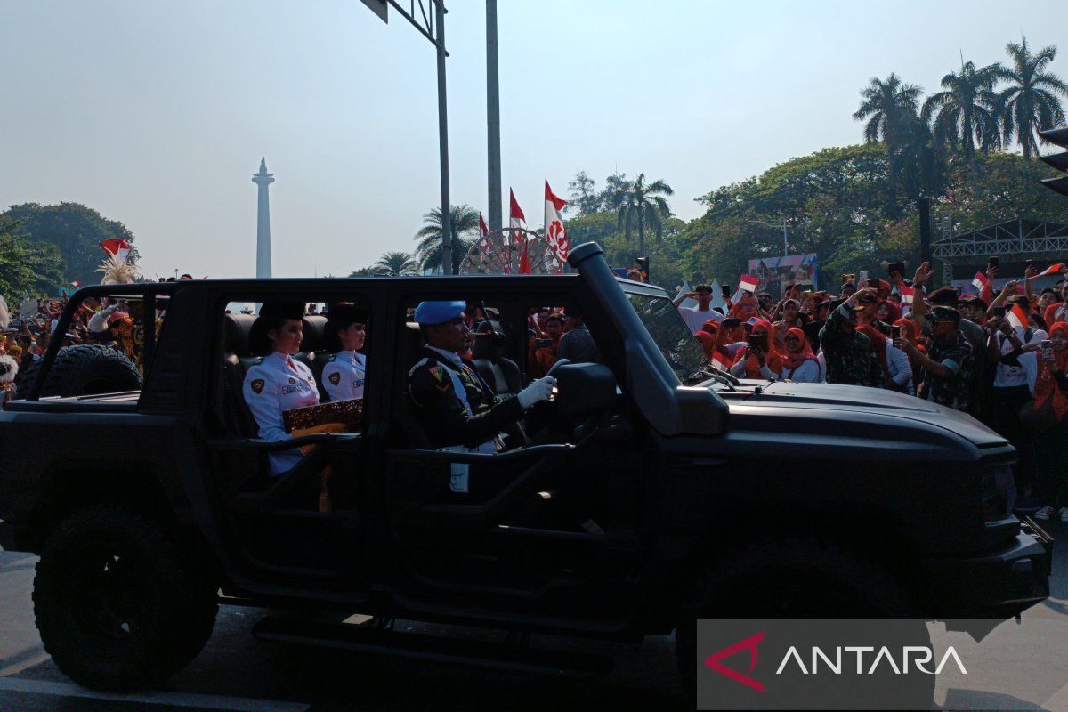 Bendera Pusaka diambil dari Monas dengan kirab untuk HUT RI di IKN