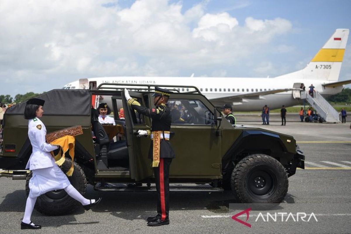 Duplikat Bendera Pusaka tiba dan disimpan di Istana Negara IKN