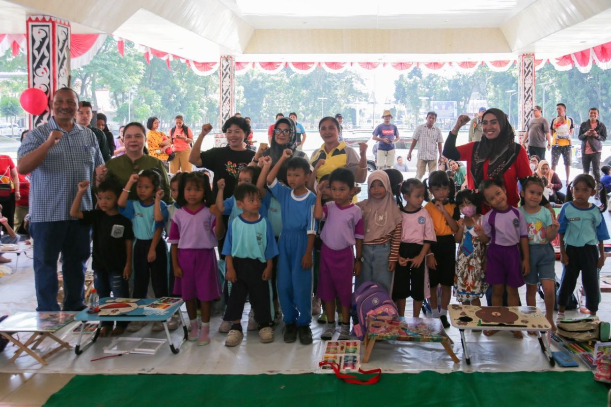 Lomba mewarnai HUT RI, Wali Kota Pematangsiantar lakukan ini