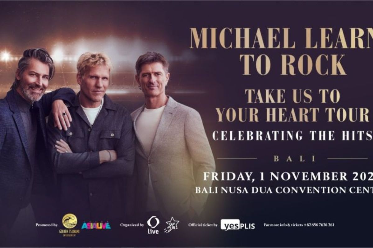 Michael Learns To Rock akan tampil di Bali awal November