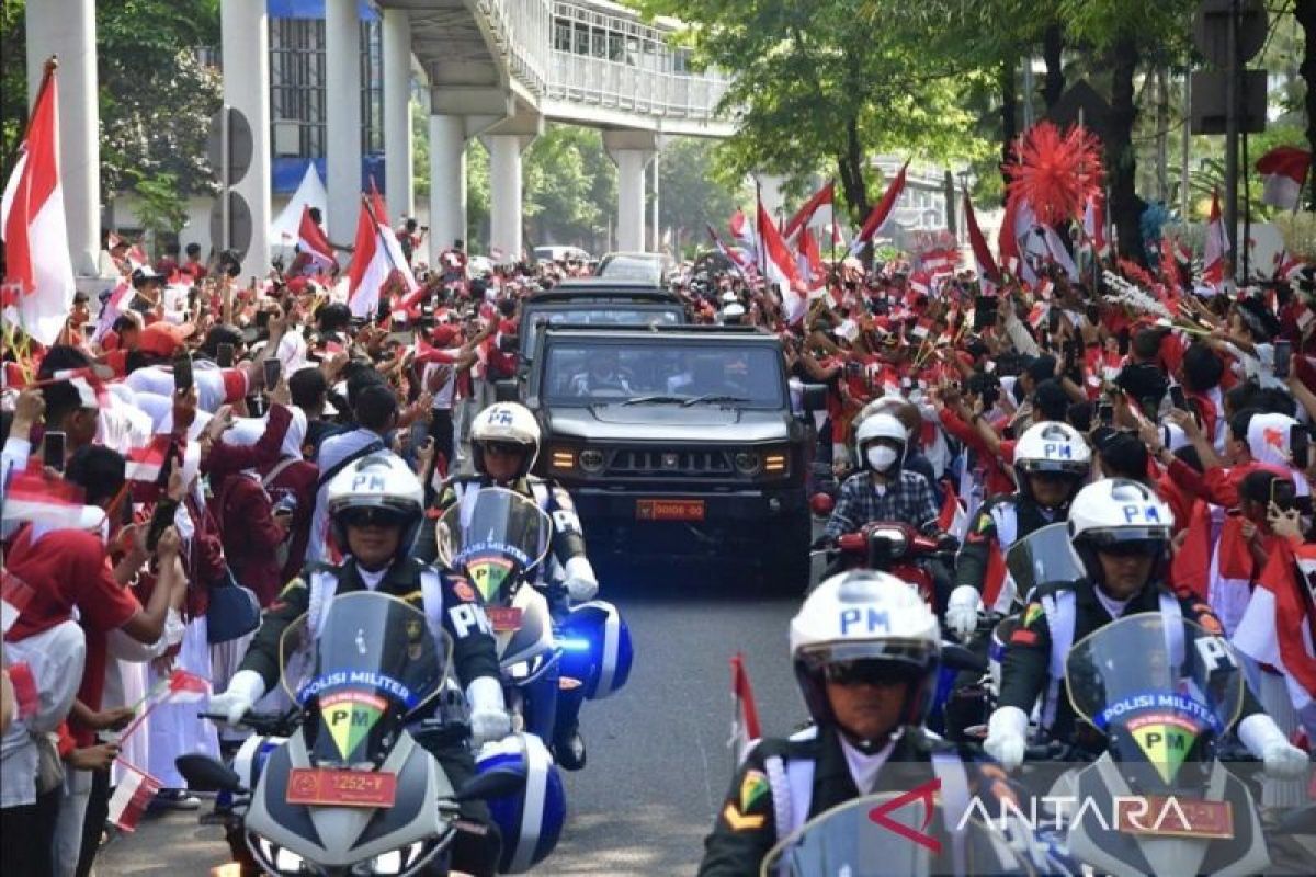 Polisi imbau pengguna jalan hindari Monas dan Gambir jelang kirab bendera dari IKN