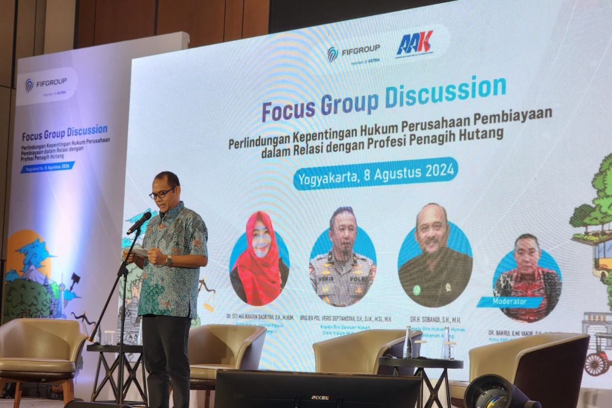 AAK gandeng FIFGROUP selenggarakan FGD terkait prosedur penagihan dan eksekusi jaminan fidusia