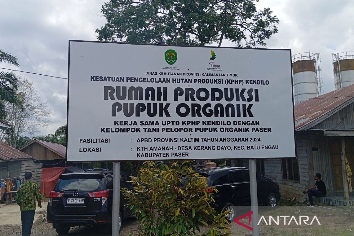 Kelompok tani di Paser produksi pupuk organik untuk  kebutuhan IKN