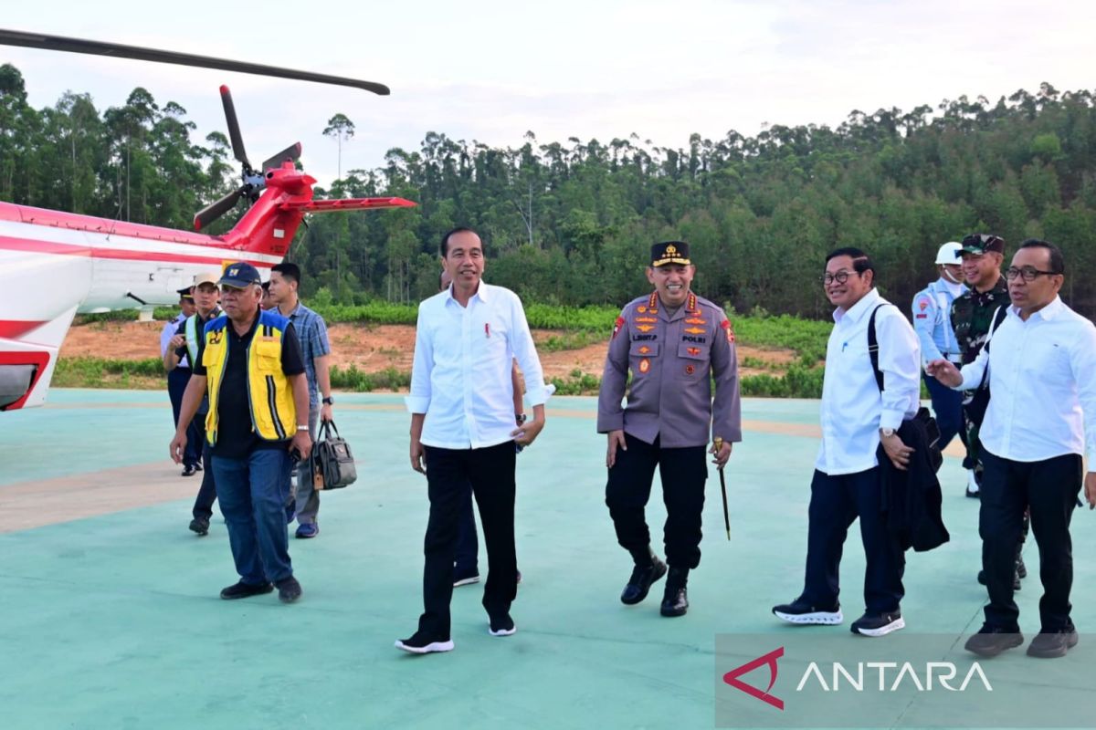 Presiden Jokowi kembali berkantor di IKN