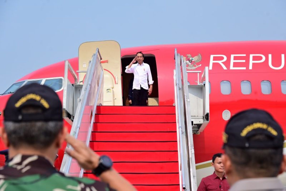 Presiden ke IKN lakukan sidang kabinet paripurna dan groundbreaking