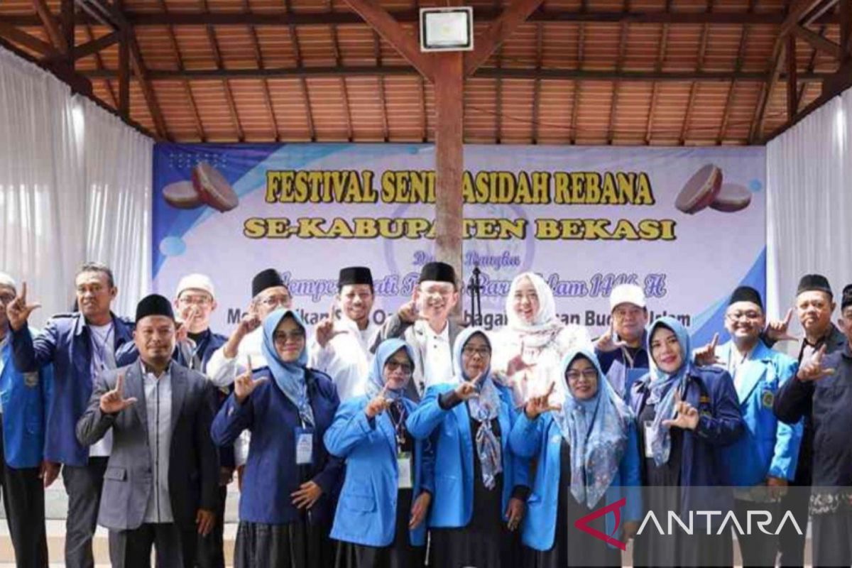 21 tim dari 23 kecamatan ikut Festival Seni Qasidah Rebana Kabupaten Bekasi