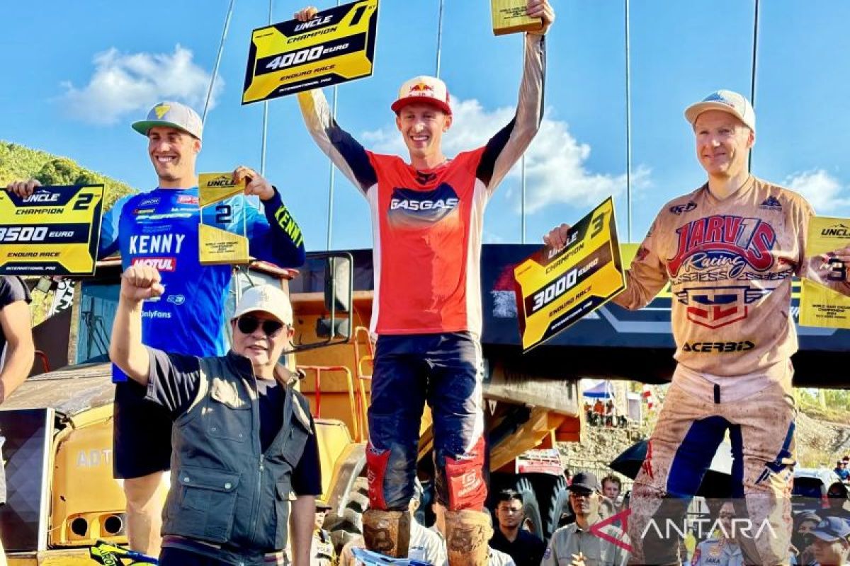 Graham Jarvis juara 3 kelas internasional Uncle Hard Enduro 2024