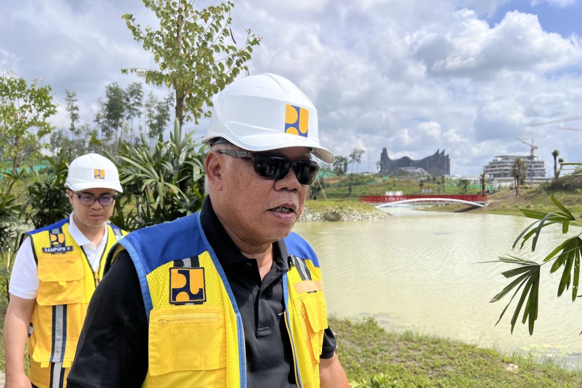 Menteri PUPR tinjau sejumlah infrastruktur IKN jelang upacara 17 Agustus