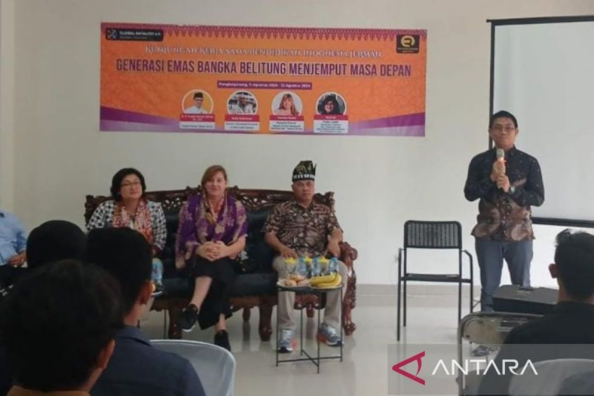 Rosman Djohan Institut dan Germany kerjasama pendidikan ciptakan generasi emas Babel