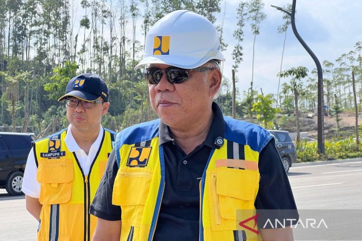 Jelang upacara 17 Agustus, Menteri PUPR cek kesiapan infrastruktur IKN