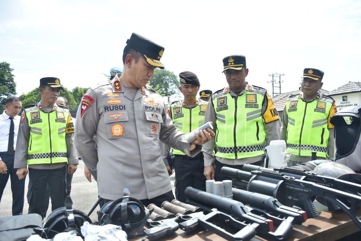 Kapolda Jambi cek kesiapan pengamanan Pilkada di Batanghari dan Tebo