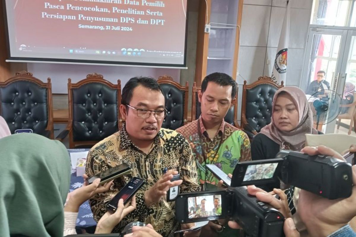 KPU Kota  Semarang tetapkan DPS Pilkada 1.267.308 pemilih