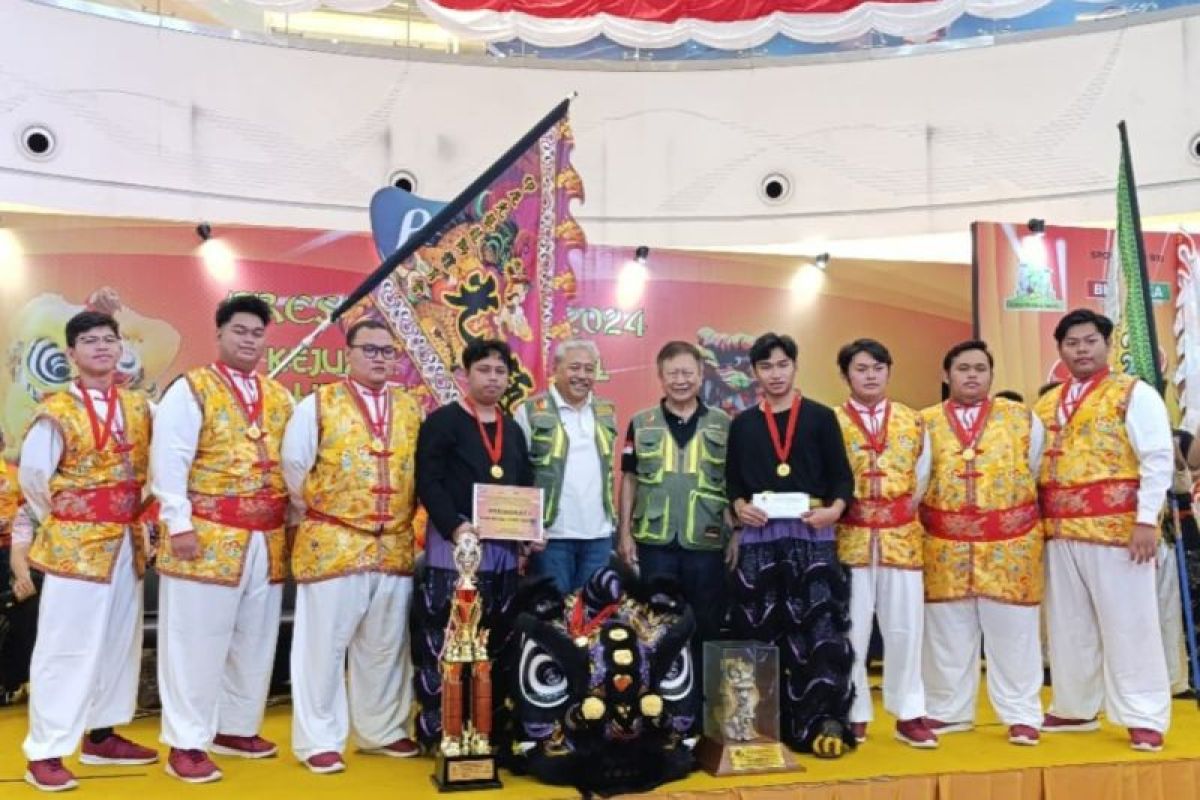 Kejuaraan nasional barongsai Piala Presiden sukses digelar di Jakarta