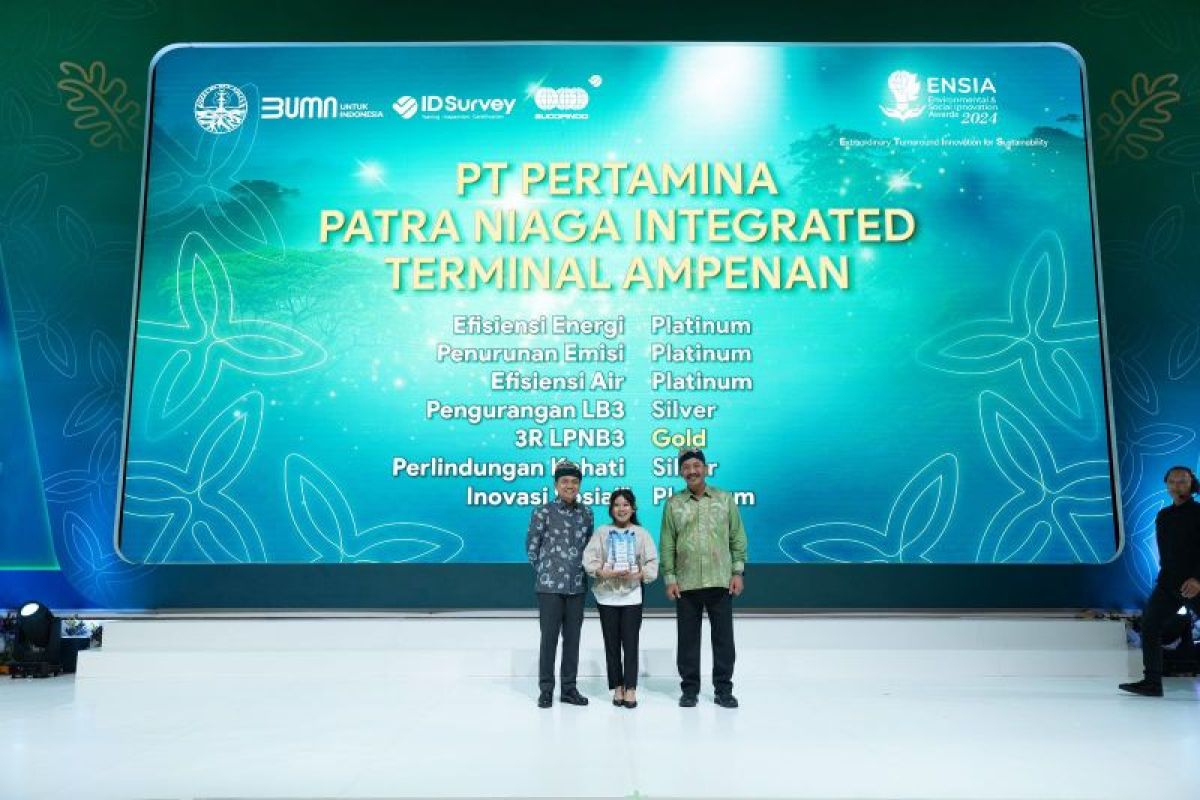 Pertamina Patra Niaga Regional Jatimbalinus kembali raih penghargaan ENSIA Award